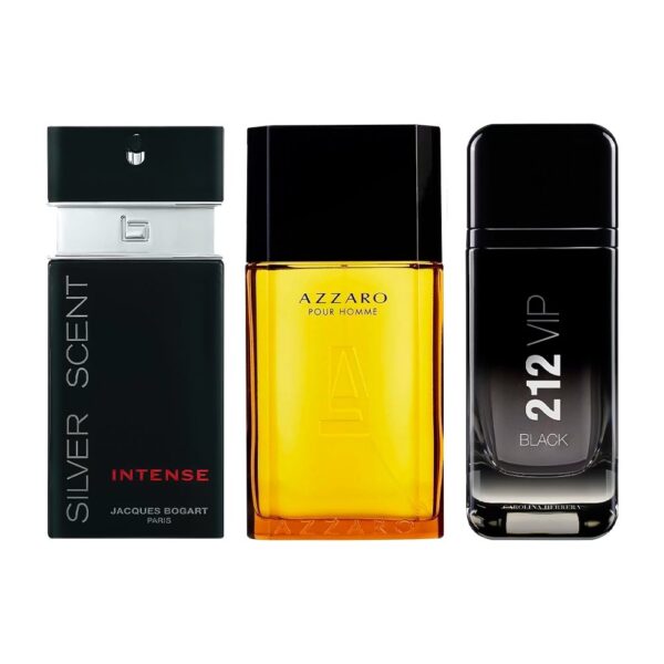 Set de 3 Perfumes Silver Scent + Azzaro + 212 Black 100ML