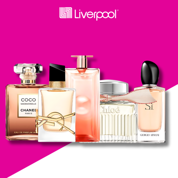 Set de 5 Perfumes Libre + Mademoiselle + Idolê + Chloé + Si Armani 100ml