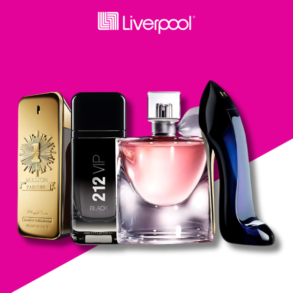 Set de 4 Perfumes One Million + Good Girl + La Vie Est Belle + 212 VIP Black 100ml